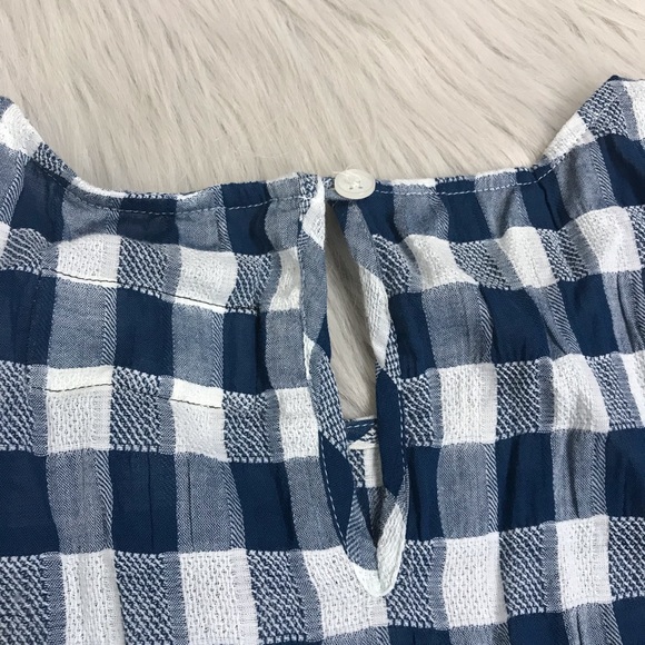 NWT Current/Elliot Gingham Peplum Tank - Picture 5 of 6